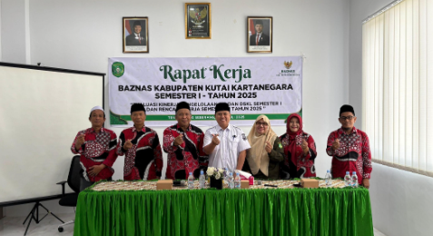 Sinergi Kemenag dan BAZNAS Kukar Bahas Evaluasi dan Strategi Zakat Semester II