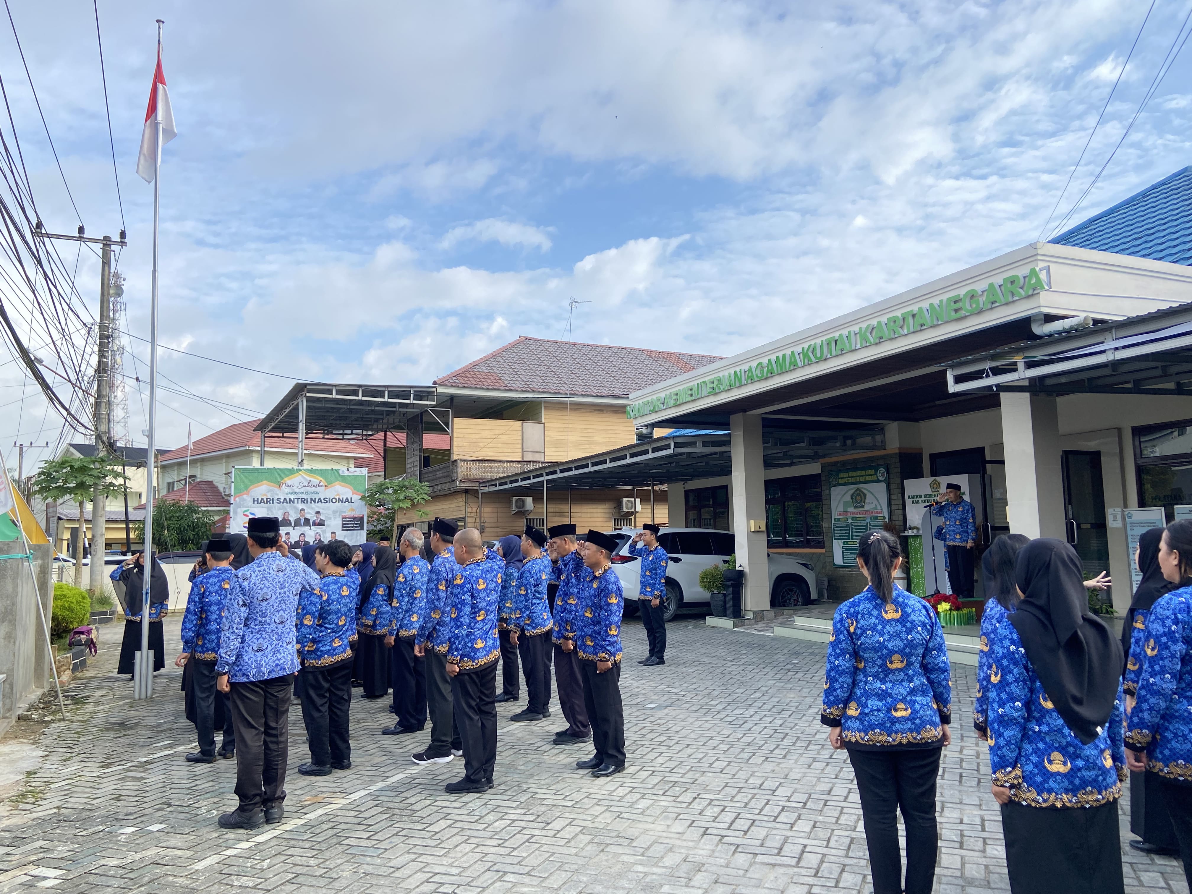 Kemenag Kukar Gelar Upacara Peringatan Hari Sumpah Pemuda ke-97