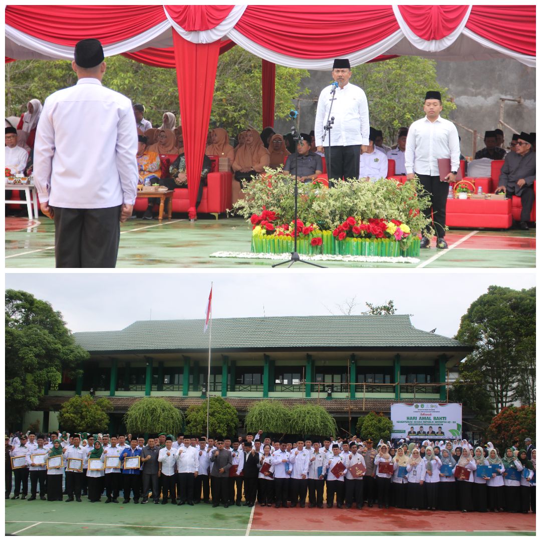 Kemenag Kukar Gelar Upacara HAB Ke-80 di MAN 2 Kukar