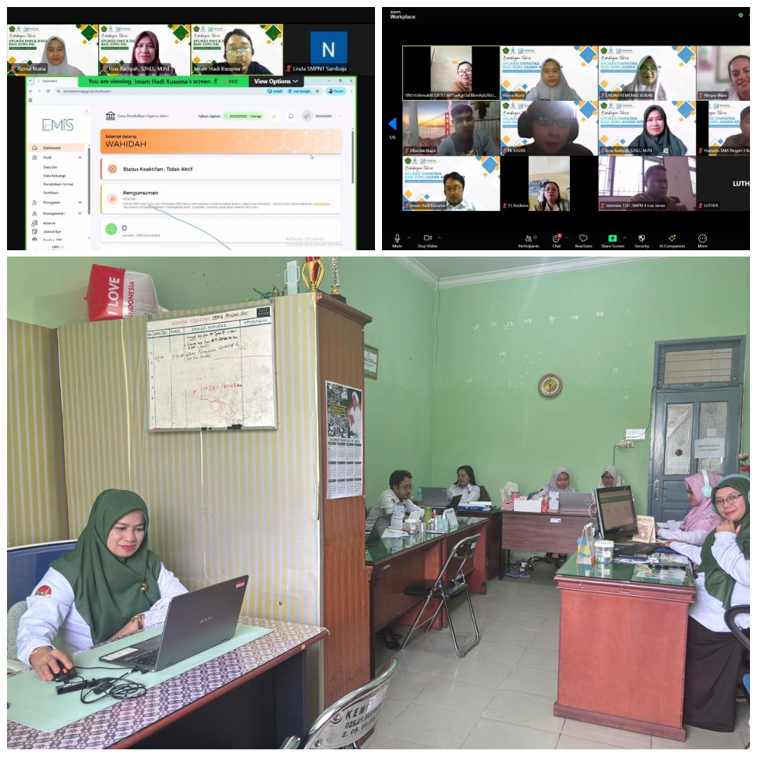 Penguatan Kompetensi Guru Agama Lewat Bimtek Digital Kemenag Kukar