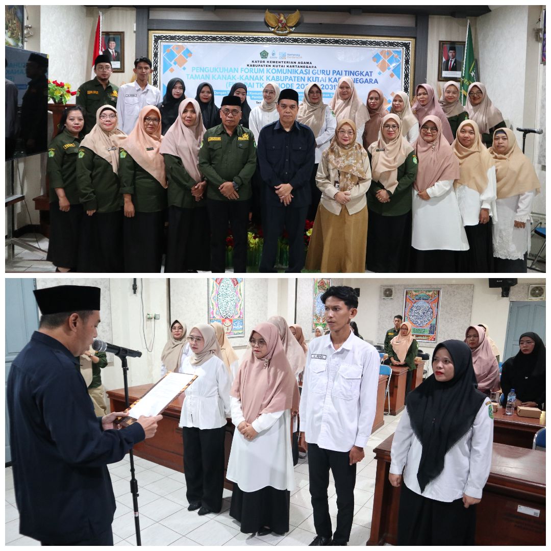 Kemenag Kukar Resmi Kukuhkan Forum Guru PAI TK