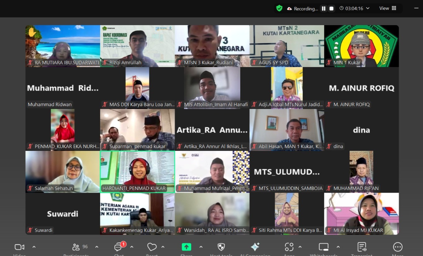 Seksi Pendidikan Madrasah Kemenag Kukar Sosialisasikan Program Prioritas 2026