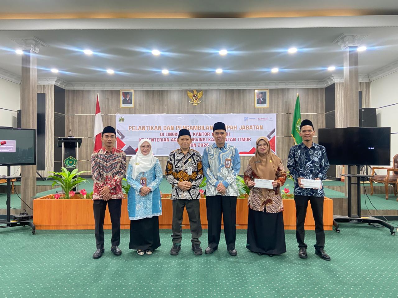 Kemenag Kukar Perkuat Kinerja Organisasi, Dua Pejabat Resmi Dilantik