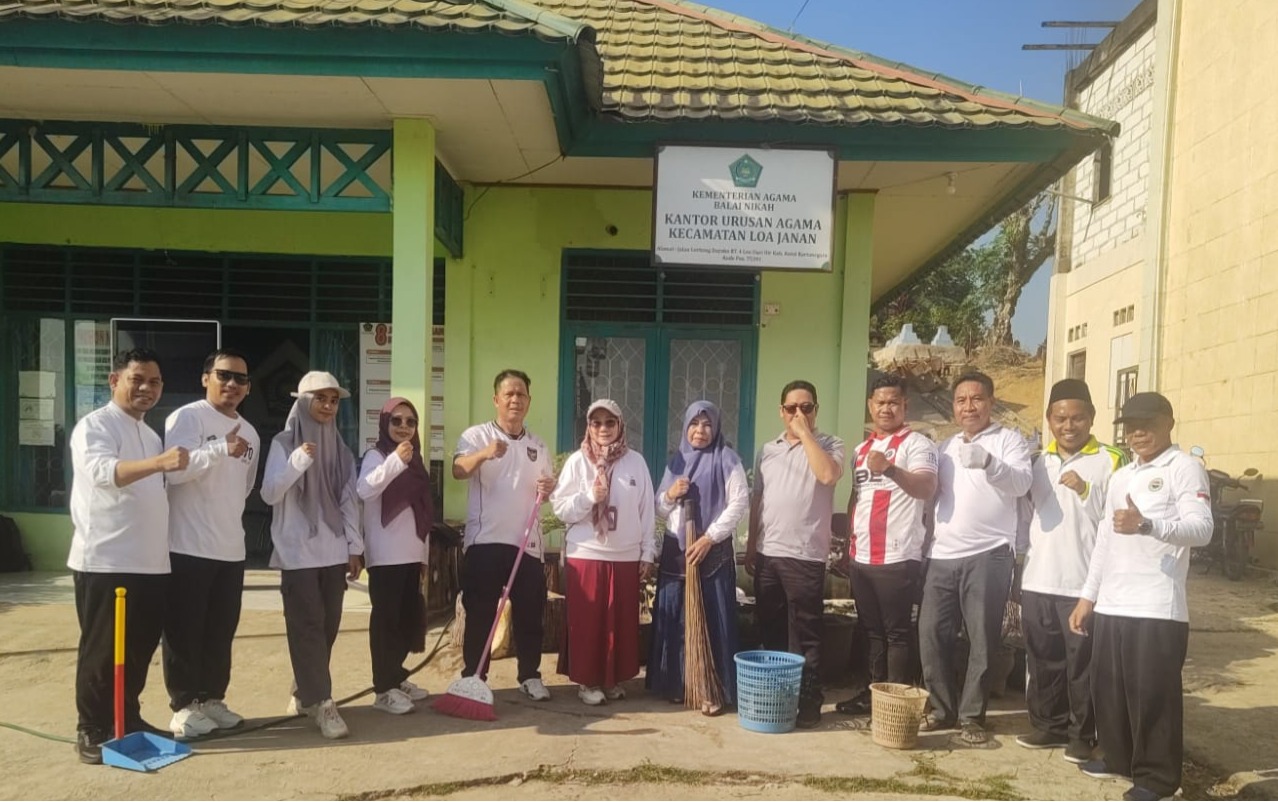 GEMAH ASRI Digelar Serentak, KUA Kukar Wujudkan Lingkungan Bersih dan Nyaman