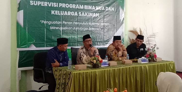Supervisi Program Bina KUA dan Keluarga Sakinah, Fairuz : Penyuluh Agama adalah ujung tombak pelayanan keagamaan kita di lapangan