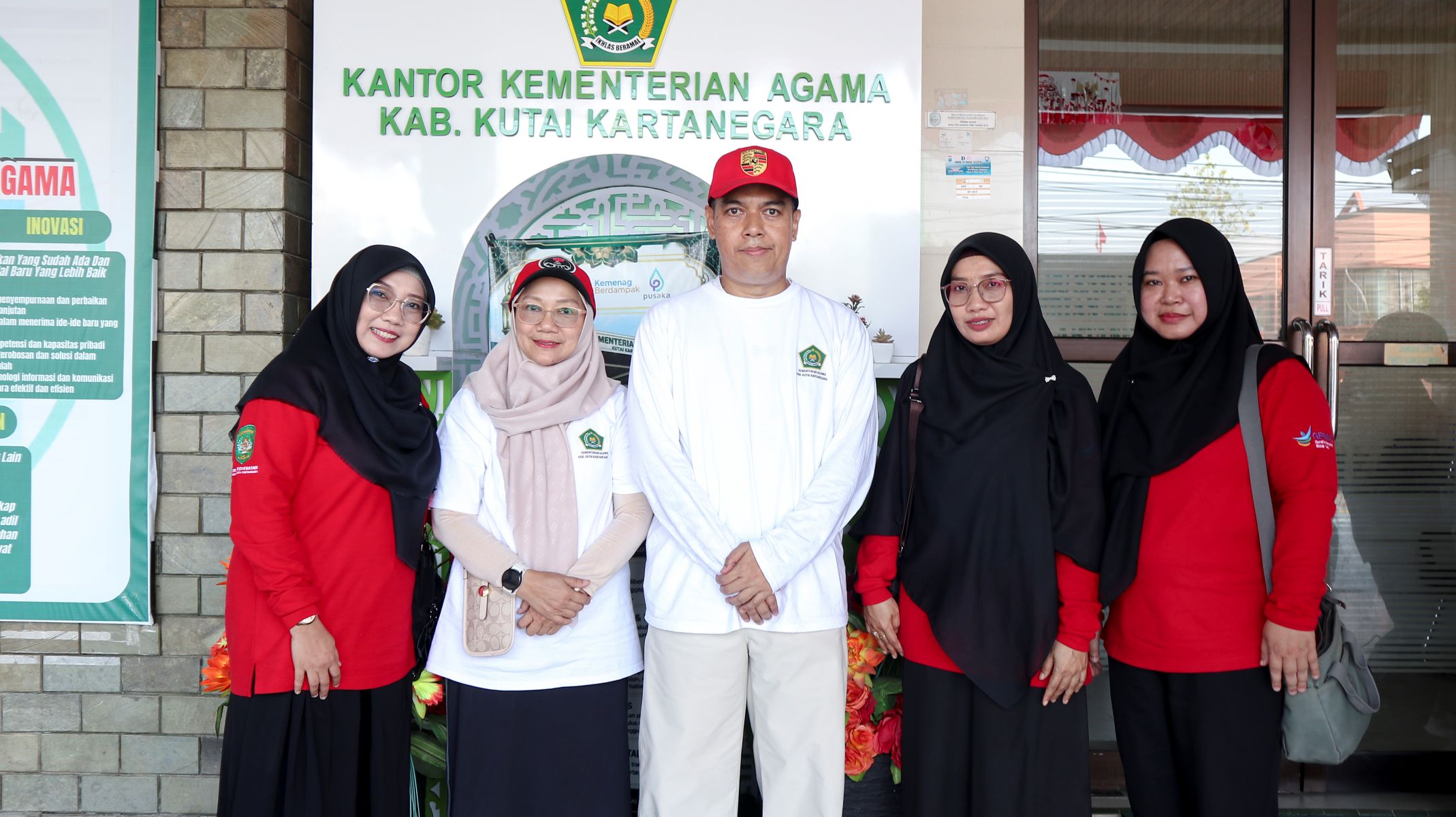 Dukung Kabupaten Sehat, Kemenag Kukar Jalani Supervisi Pembudayaan Hidup Sehat